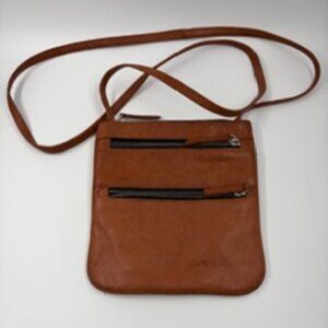 Paul and Taylor Brown Crossbody Bag Made in USA
